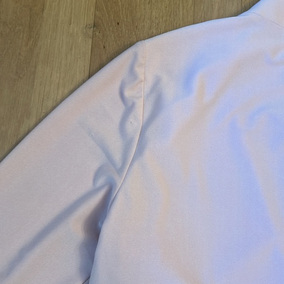 Adrianna Papell Blush Pink Bell Sleeve Open Front Blazer  Women’s Size Medium - Picture 13 of 15